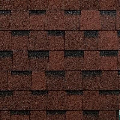 Двухслойная ламинированная черепица Shinglas, серия Фазенда – Красный купить в Туране