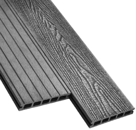Террасная доска ДПК Deckart Аntique Графит купить в Туране