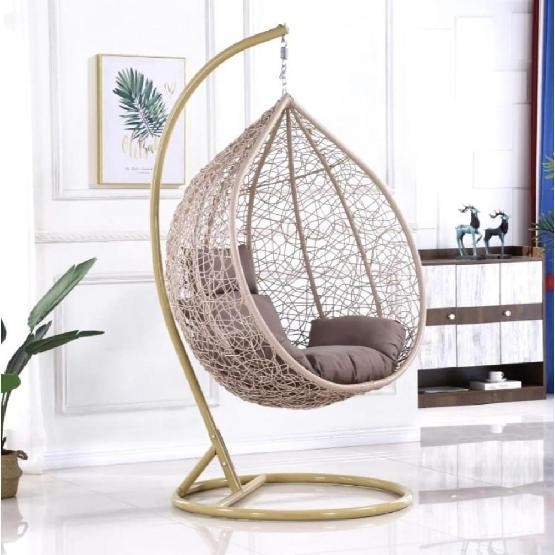 Кресло Подвесное из искусственного ротанга AFM-169A-XLB Beige купить в Туране