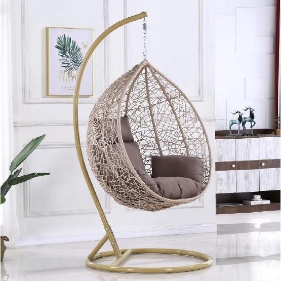 Кресло Подвесное из искусственного ротанга AFM-169A-LB Beige купить в Туране
