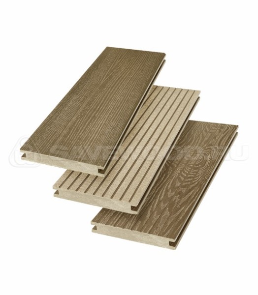 Террасная доска SW Fraxinus (R) полнотелая «SaveWood» Тик купить в Туране