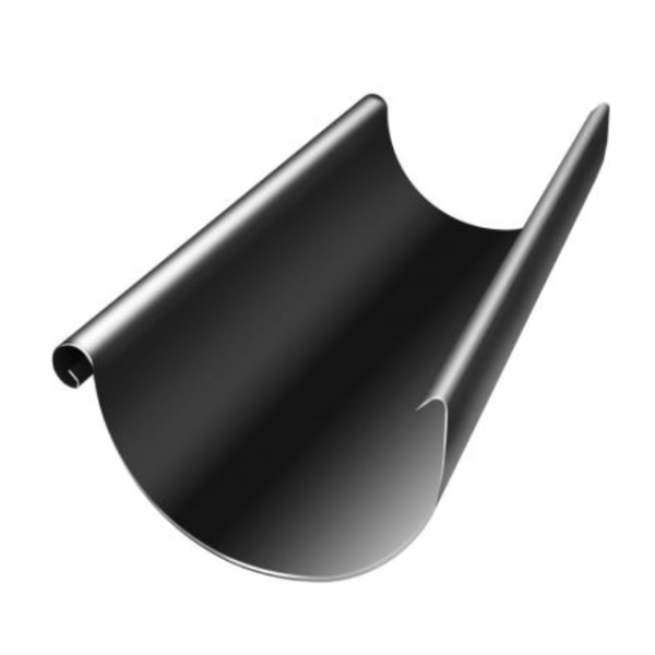 Водосток Grand Line 125x90 – Желоб 3м RAL 9005 купить в Туране