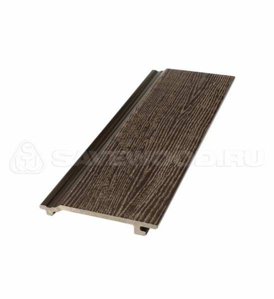 Сайдинг из дпк savewood sw-sorbus радиальный распил темно-коричневый купить в Туране