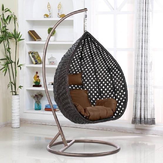 Кресло Подвесное из искусственного ротанга AFM-250B-L Brown купить в Туране