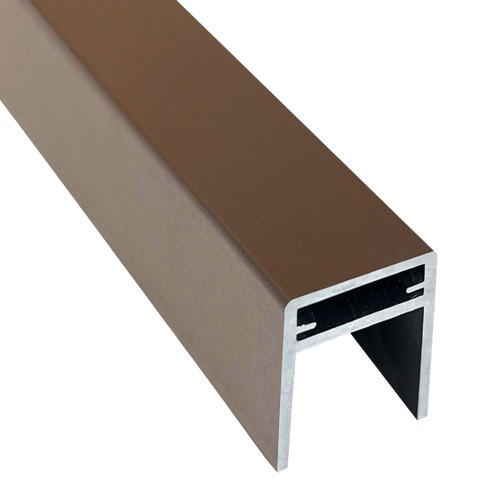 П-профиль Алюминиевый EasyDecking 35x25 Венге купить в Туране