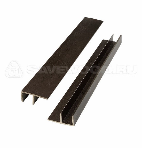 F-профиль ДПК Savewood – Тёмно-коричневый купить в Туране