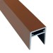 П-профиль Алюминиевый EasyDecking 35x25 Коричневый купить в Туране