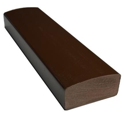 Лавочный брус Ecodecking Некст полнотелый глянцевый 70х35 шоколад купить в Туране