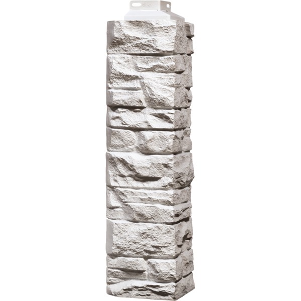 Угол наружный FineBer, Скала, Мелованный белый купить в Туране