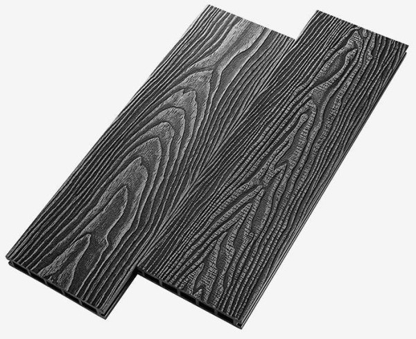 Террасная доска из ДПК RusDecking Unodeck Vintage - Графит купить в Туране