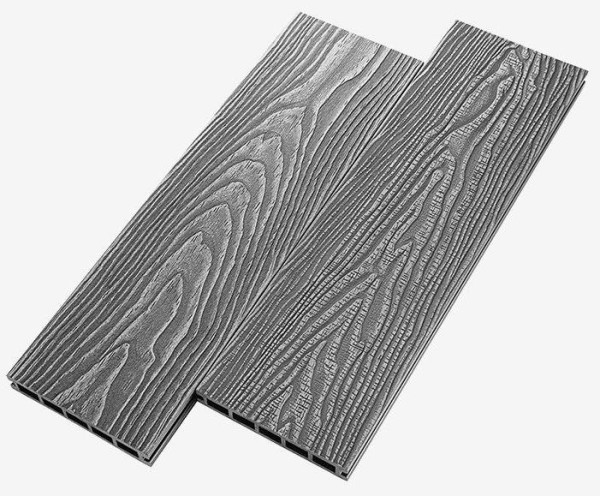 Террасная доска из ДПК RusDecking Unodeck Vintage - Серый купить в Туране